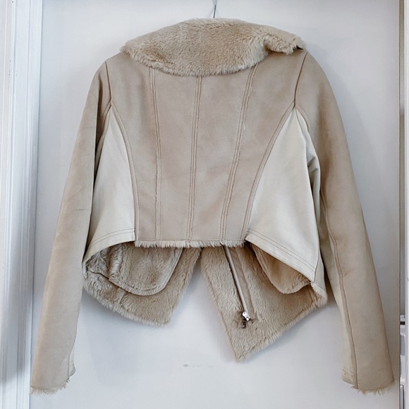 BCBG Max Azria Faux Shearling Jacket - Picture 5 of 6